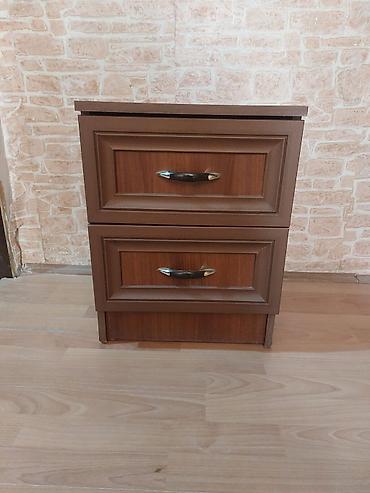 kicik tv: TV üçün stol/stand - Material: laminat ağac panel və metal rqafik — 6