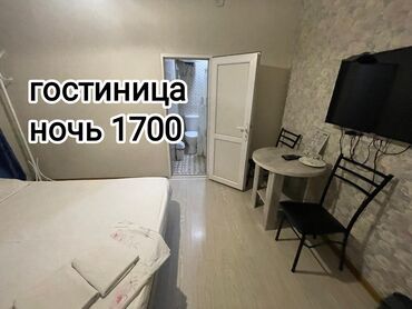 квартира в пригородном: 1 комната, Душевая кабина, Постельное белье, Кондиционер