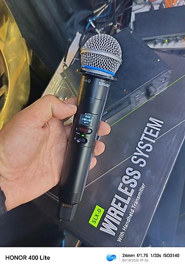 ses sisdemi: İşlənmiş Simsiz (Bluetooth) Mikrofon Shure — 2