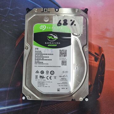 Жесткие диски, переносные винчестеры: Накопитель, Новый, Seagate, HDD, 2 ТБ, 3.5", Для ПК