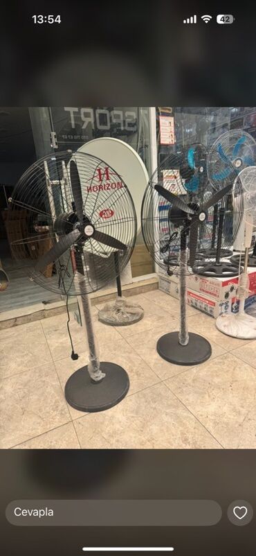 Ventilyatorlar: Ventilyator Döşəməüstü, Pərli, Kredit yoxdur