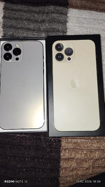 ayfon x plus: IPhone 13 Pro Max, 256 GB, Qızılı, Face ID — 1