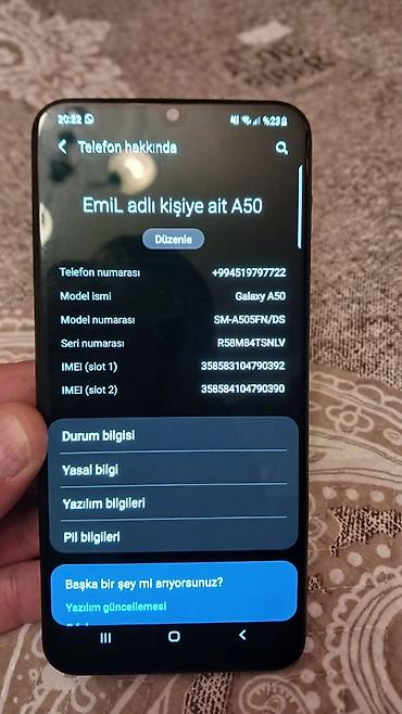 s24 ultra 512: Samsung Galaxy A50, rəng - Qara, İki sim kartlı — 2