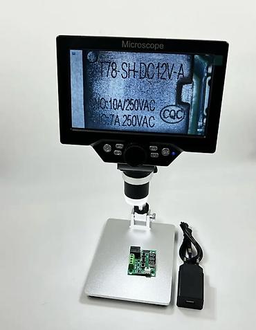 portable hdd: Portativ LCD Rəqəmsal Mikroskop – 1–1200x böyütmə, 7 düymlük LCD ekran — 3