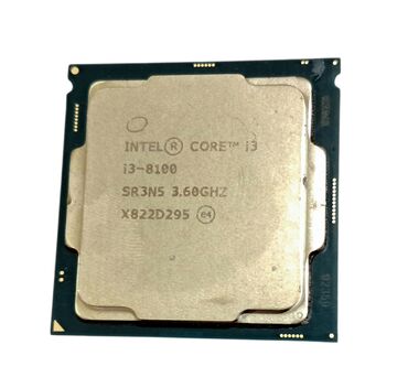 Prosessorlar: Prosessor Intel Core i3 i-10100, 3-4 GHz, 4 nüvə, İşlənmiş — 3