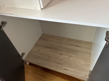 Mətbəx mebeli: İşlənmiş, Açılan, 3 qapılı Düz dolab, Dəhliz dolabı