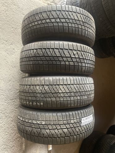 Шины: Шины 225 / 55 / R 18, Зима, Б/у, Комплект, Легковые, Корея, Kumho