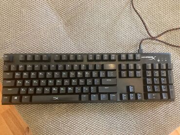 клавиатура мышь для телефона: Продам механическую геймерскую клавиатуру HyperX модель hx-kb1br1 Б.У