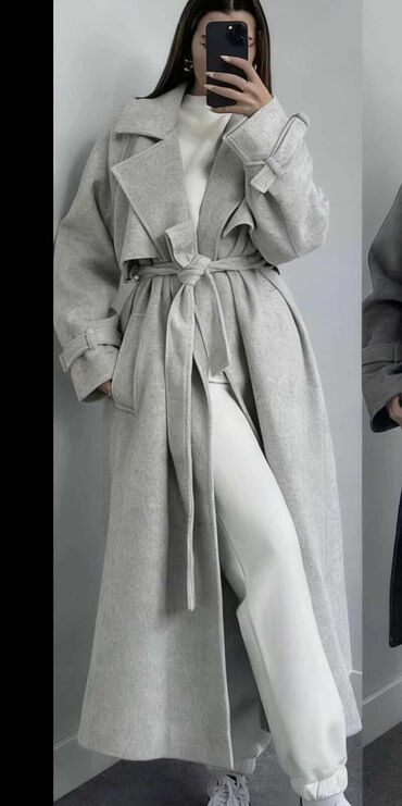 Kaputi: Dugi ženski kaput/trenč sa pojasom - Model: klasičan oversized kroj — 5