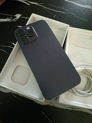 iphone 7 islenmis: IPhone 14 Pro, 256 GB, Deep Purple, Zəmanət, Face ID, Sənədlərlə