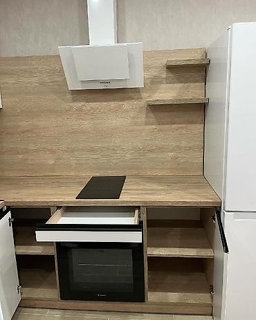 Sifarişlə mətbəx mebeli: Sifarişlə mətbəx dəsti, Özü çəkən petlələr, Mat laminat, Kredit yoxdur, Pulsuz çatdırılma, Rayonlara çatdırılma — 17