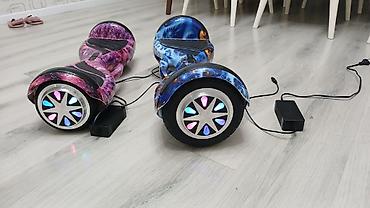 2 tekerli scooter: Elektrikli hoverboard skuterlər – 2 ədəd - Dizayn: Kosmos/qalaktika — 1