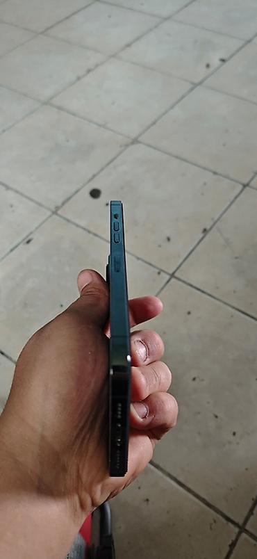 76: IPhone 12 Pro Max, Б/у, 256 ГБ, Blue Titanium, Зарядное устройство, Защитное стекло, Чехол, 76 % — 2