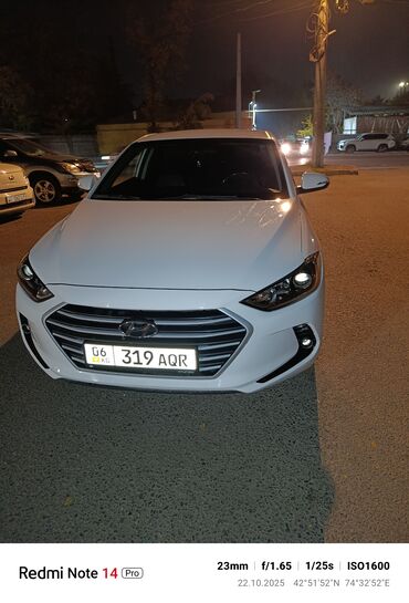 акцент хюндай: Hyundai Avante: 2018 г., 1.6 л, Автомат, Бензин, Седан