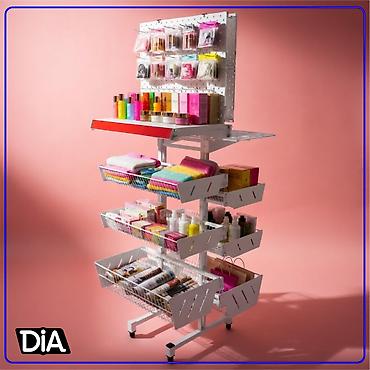 dia: Стеллаж Дисплей торговый напольный, дисплей перфорированный с — 7