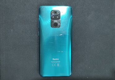 islenmis redmi: Xiaomi Redmi Note 9, 64 ГБ, цвет - Зеленый, 
 Сенсорный, Отпечаток пальца, Две SIM карты