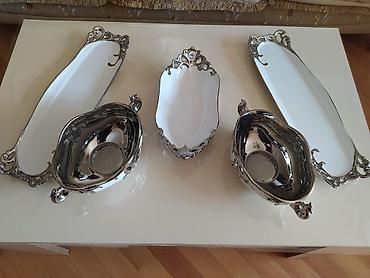 Nahar dəstləri və servizlər: Nahar dəsti, rəng - Ağ, Farfor — 21