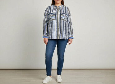 lata 80 ubrania: Dunnes Stores, Koszula damska, rozmiar 2XL