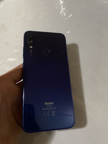 Xiaomi: Xiaomi Redmi Note 7, 64 GB, rəng - Göy, 
 Barmaq izi