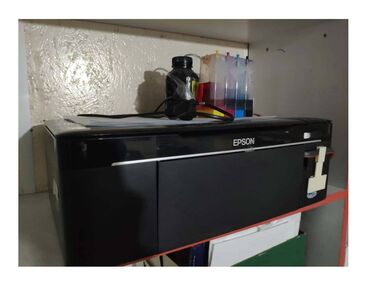 широкоформатный сканер: Цветной принтер МФУ Epson Stylus SX130 Как работает не знаю. В