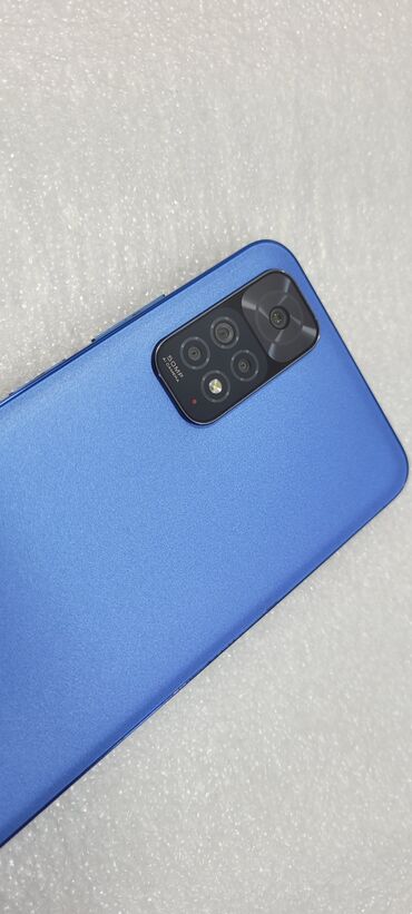 реалии с11: Redmi, Redmi Note 11, Б/у, 128 ГБ, цвет - Голубой, 2 SIM