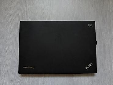 notebook satilir: Lenovo ThinkPad T450 noutbuk Üzərində mişka adapter və çanta ilə — 2