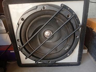 kenwood: Сабвуфер Kenwood в коробе. Автомобильный сабвуфер установлен в — 2