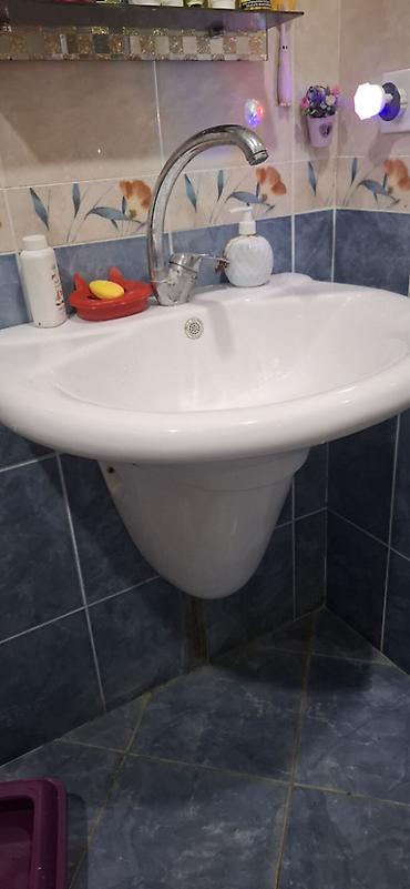 sensor krant: Hamam quraşdırma üçün asma tipli hamam lavabosu və qarışdırıcı kran — 1