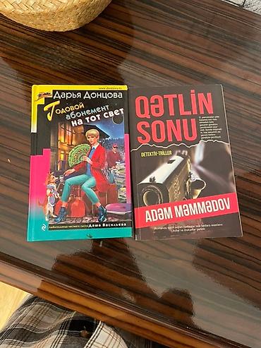 Məhsul: 2 ədəd detektiv janrında kitab dəsti - QƏTLİN SONU – müəllif