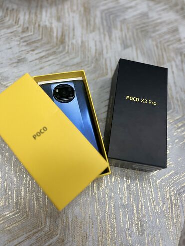 Poco: Poco X3 Pro, 256 GB, rəng - Göy, Zəmanət, Sensor, Barmaq izi