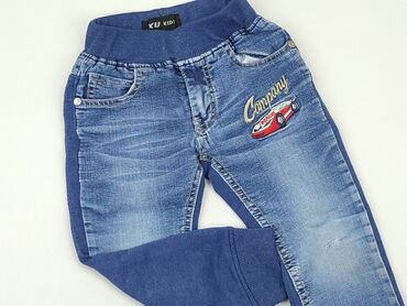 spodenki jeansowe z cyrkoniami: Джинси, 2-3 р., 98, стан - Задовільний