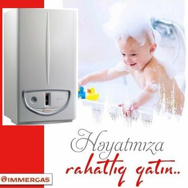 primax su filteri: IMMERGAS divar tipli qaz kombisi – İtalyan istehsalı, rahat və