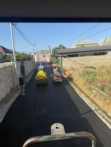 Çəngəllər: Asfaltlama və yol örtüyü xidməti - Xüsusi texnika ilə isti asfalt