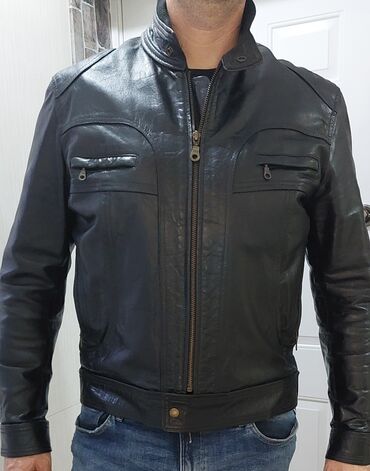 pull and bear jakne muske: Jacket XL (EU 42), color - Black