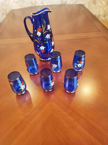 Qrafinlər və səhənglər: Rəng - Göy — 3