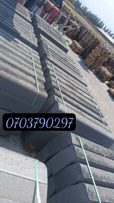 Дорожные бордюры: Дорожный бордюр, Прессованный, Бетонный, Новый — 5