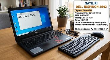 Dell: Dell Inspiron 3542 noutbuku - Prosessor: Intel Core i3‑4005U - RAM: 4 — 2