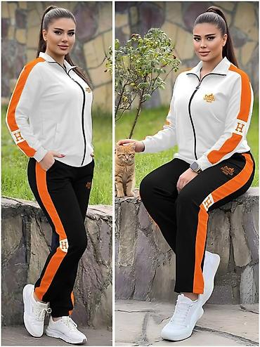 Gornji i donji deo: Ženske trenerke – komplet jakna + donji deo - Sportski komplet sa — 1
