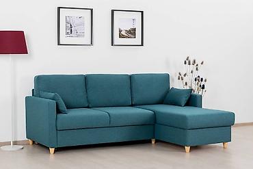 sofa: Диван Дилан, ТД422 Темно-зеленый, Дельфин, Диван Угловой — 2