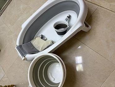 Uşaqlar üçün digər mallar: Uşaq üçün qatlanan vanna dəsti - Qatlanan, yığcam uşaq vannası: oval — 3