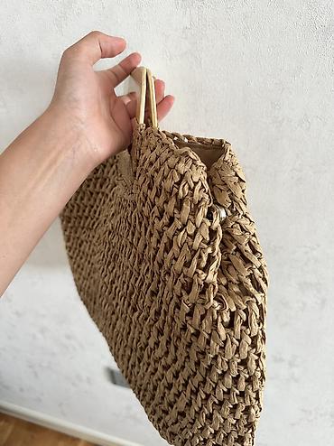 Çantalar: Plaж üçün yay çantası - Material: toxunma saman/rafiya üslublu xarici — 4