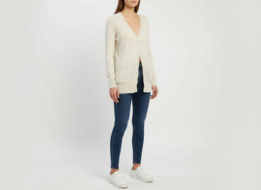 sweter z odkrytymi ramionami zara: Women`s knitwear, size M