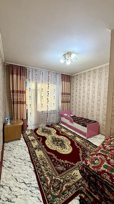 Продажа квартир: 2 комнаты, 50 м², Манас-Ата мкр., 105 серия, 2 этаж, Косметический ремонт — 5
