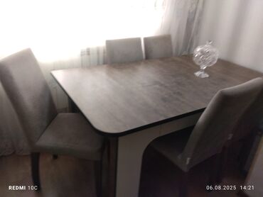 Salon, tibbi mebel dəsti: Qonaq otağı üçün, İşlənmiş, 6 stul