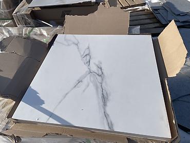 Керамогранит: Назначение: Для пола, цвет - Белый, 60x60 см — 4