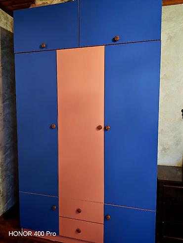 Mebel: Oğlan və qız üçün, İşlənmiş, Çarpayı, Matras ilə, Siyirməli, Taxta — 3