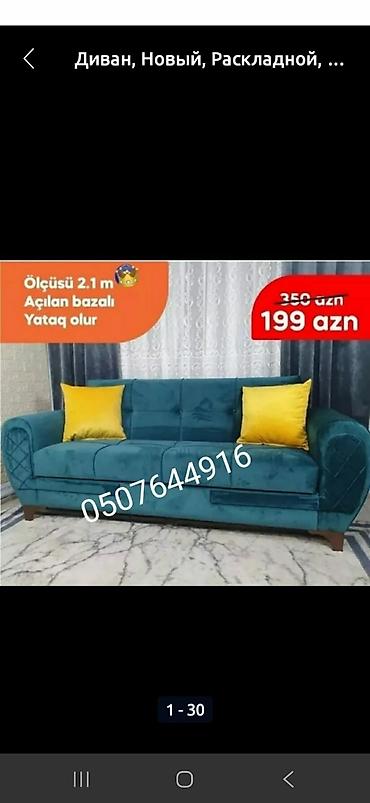 divan ve kreslolar: Divan, Qonaq otağı üçün, Parça, Bazalı, Açılan, Kitab — 10