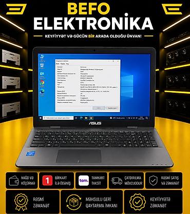 prosessor satilir: 💻 ASUS X555SJ — NVIDIA 920M + 8GB RAM Gaming Noutbuk 📍 Befo — 1