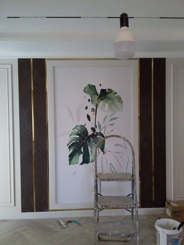 Штукатурка, шпаклевка: Декоративные молдинги, карнизы и оформление стен “под панели” — 9