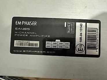 ventilator kabine: EM PHASER EA485 CETVOROKANALNO POJACALO ZA AUTO | Cetvorokanalno — 2